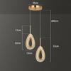 Nordic LED Pendant Lights Indoor Lighting Luxurious Hanging Lamp Home Living Room Decoration Dining Tables Bedside Aisle Light
