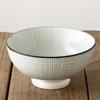 Diruien Ceramic Footed Rice and Soup Bowls