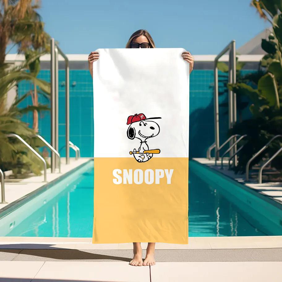 Beach Towels S-Snoopyes Bathroom Gym Towel Turban for Hair Drying Sauna Personal Care Spa Large Bath Accessories Home Quick Set