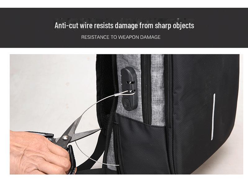 Feisha Men's Casual USB Backpack 2023 - Breathable Business Computer Bag