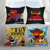 T-Toy M-MachineS S-SkateS Pillow Case Sofa Short Plush Double-sided HD Printing Room Home Office Gift Cushion Cover