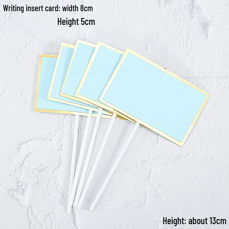 Happy Birthday Rainbow Cake Topper with Writable Greeting Card