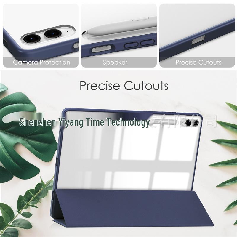 Capa Acrílica Tripla Dobrável Samsung Galaxy Tab S10+/S9 Plus/S9 FE+ para Uso Transfronteiriço