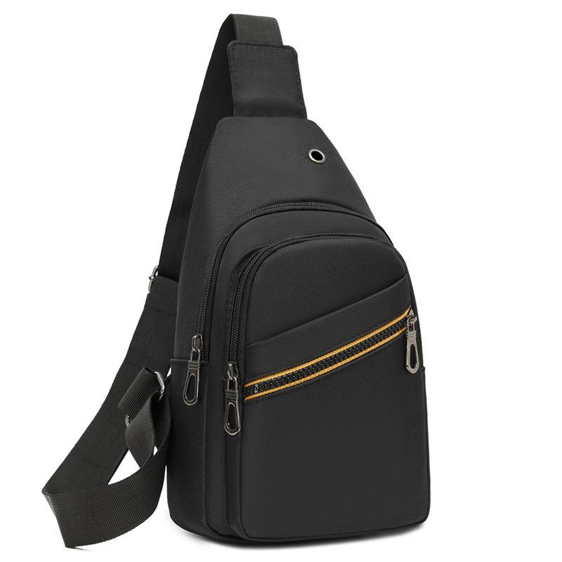 Outdoor Light Casual Messenger Bag Men's New Large-capacity Simple Shoulder Bag Multi-functional Cycling Sports Breast Bag