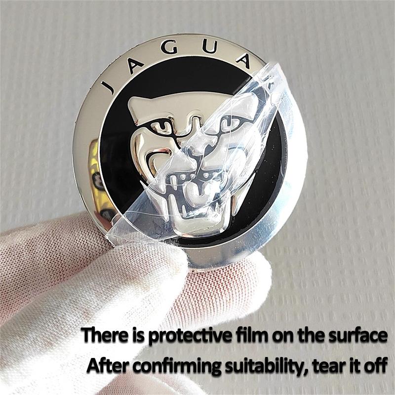 4Pcs Car Emblem Wheel Hub Center Cap Sticker Rim Badge Cover For Jaguar X-Type S-Type XFR X XE XF XJ F-Type F-Pace E-Pace I-Pace ZZ5
