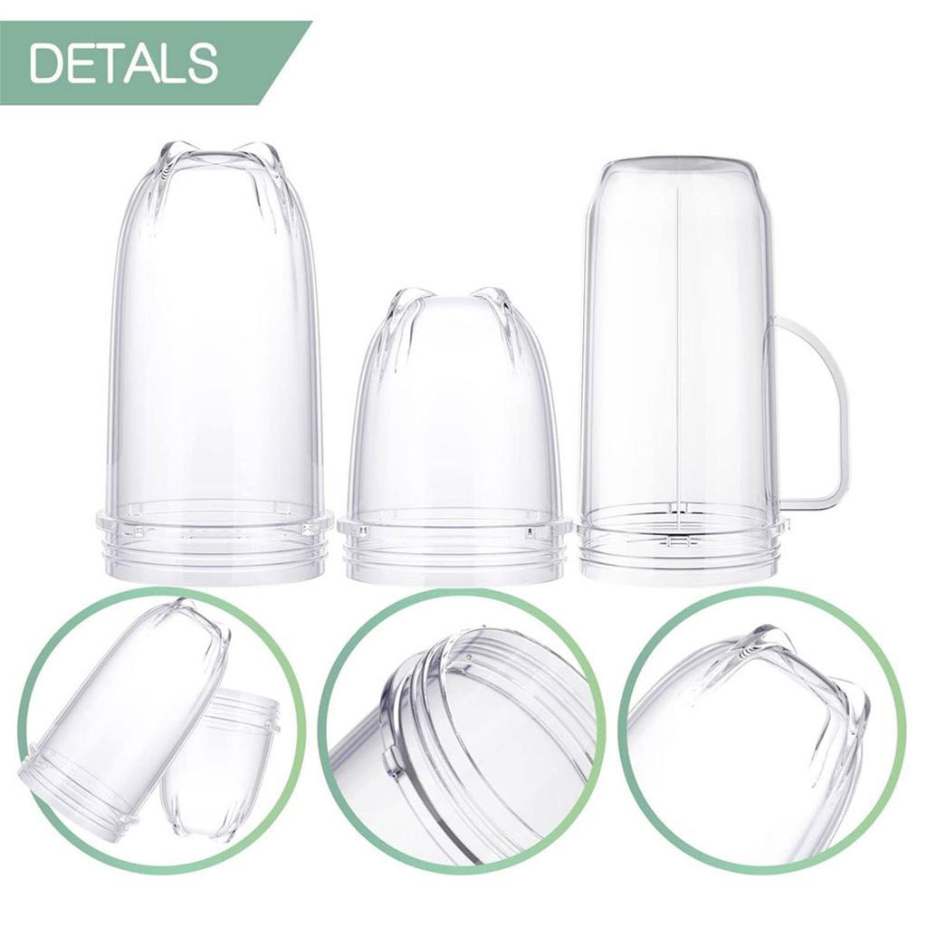 12/16/22oz Electric Juicer Cup Mug with Extractor Blade Lid For MB Blender Replacement Juicer Restaurant Bar Juicer Cup
