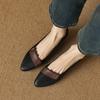 Nuova Scarpa Singola Elegante alla Moda Leggera Comoda Versatile con Bocca Bassa per Donna con Suola Morbida da Abbinare a Gonne Corte