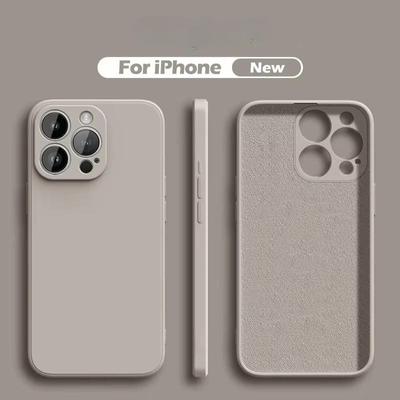 Luxuriöse Flüssigsilikon-Telefonhülle für iPhone 16 11 13 12 14 15 ProMax-Hüllen Stoßfeste Rückseite für iPhone 15 Plus-Zubehör