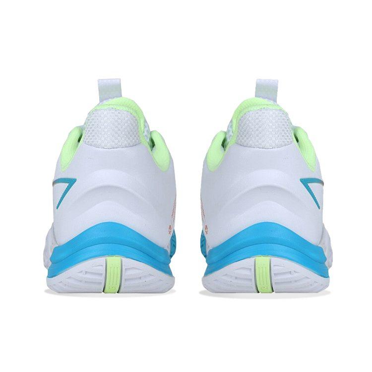 Li Ning Badminton Shoes Unisex Low Top Standard White/Yellow/Blue AYZS014-2