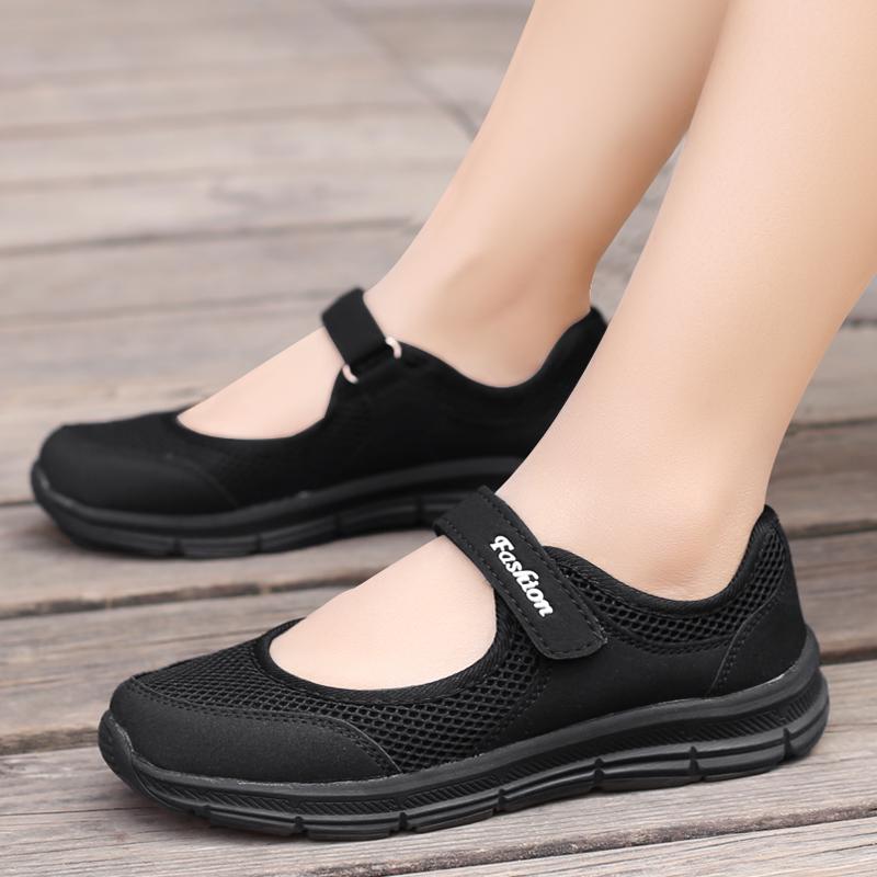 Sneakers for Women Casual Shoes Mom Shoes Walking Shoes Lightweight Breathable Middle-Aged and Elderly Women Shoes Nurse Shoes