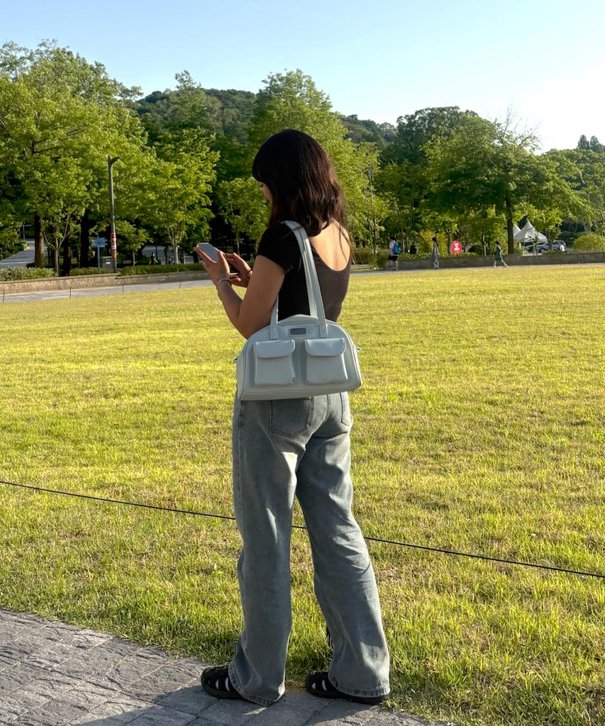 Paons Shering Bobusang Shoulder Bag Sky Blue