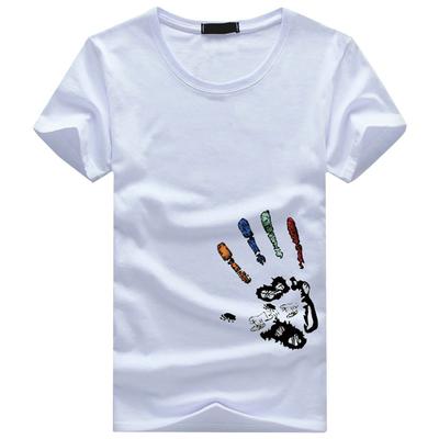 ONE LIMITATION Kurzarm STH007 mit einem und Einzigartigem Druck Herren T-Shirt, (01. Weiß, XXL) Stilvoll, Spaßig,