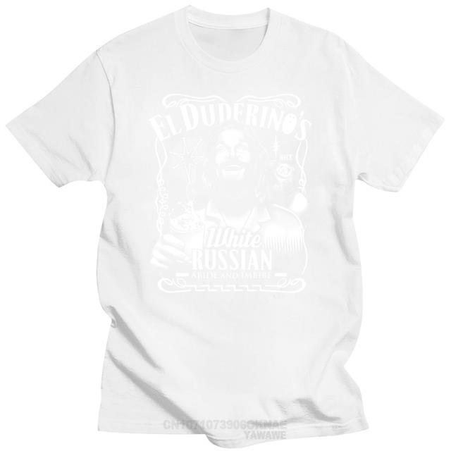The Big Lebowski TShirts The Dude T Shirt Round Collar Tees TShirt Short Sleeve Adult Streetwear TShirt
