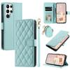 Applicable to Samsung A17/A07Phone case with houndstooth pattern and crossbody strap A56/A55/J8Card slot flip cover case