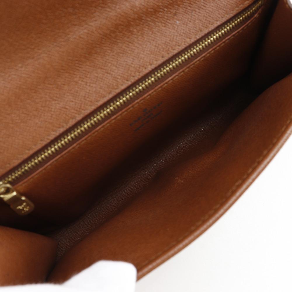 Louis Vuitton Bordeaux 24 Shoulder Bag M51798 Vintage 2-way Clutch Brown Monogram Canvas Women Used