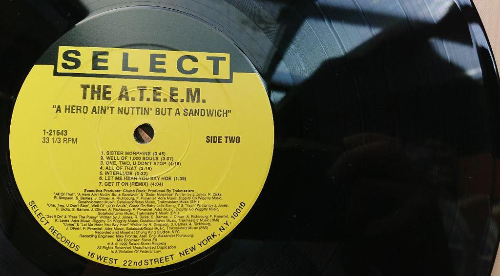 [USED] THE ATEEM CHUBB ROCK US original A.T.E.E.M.