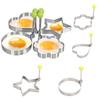 Round Egg Frying Mold Dishwasher Safe Stainless Steel Nonstick Ring For Perfect Sunny Side Up Eggs