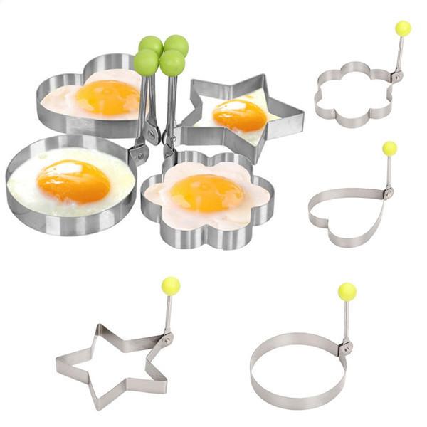 Round Egg Frying Mold Dishwasher Safe Stainless Steel Nonstick Ring For Perfect Sunny Side Up Eggs
