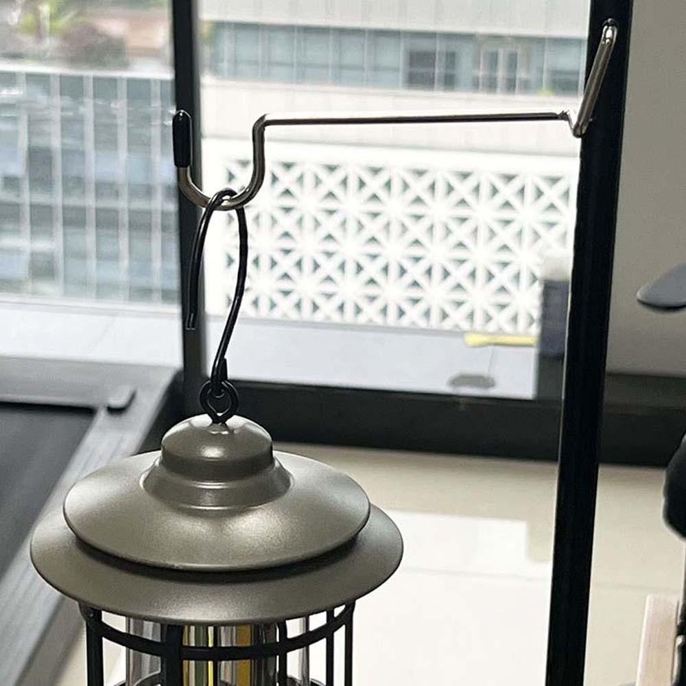 Aluminum Zinc Zinc Alloy Folding Lamp Stand Polyester Portable Lantern Holder Camping Lamp Rod  Fishing