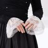 French Lace Arm Sleeves Wrist Cuffs Arm Covers Decorative Sleeves For Office Women Daily and Party Clothing Enhancer