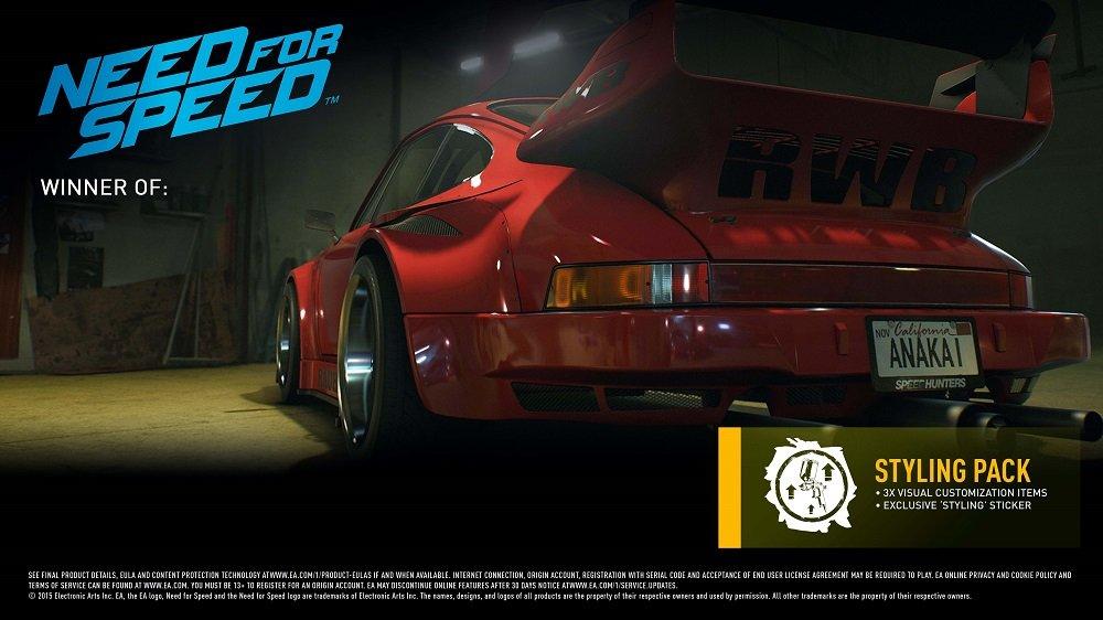 Need for Speed PS4 -