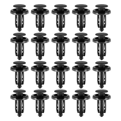

Partuto Push Type Retainer Clips No. 0155309241 - Car Inner Bumper Door Fender Fastener Rivet Kit - Fits Nissan 350Z 2003-2009 Plastic Black - Pa