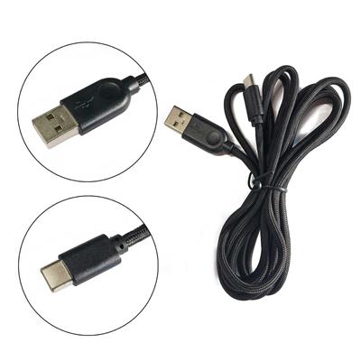USB-C Type-C Mouse Cable Line Replacement Soft Mice Wire Line Nylon Braided For Ninjutso Sora Gaming Mouse 1.8-2M