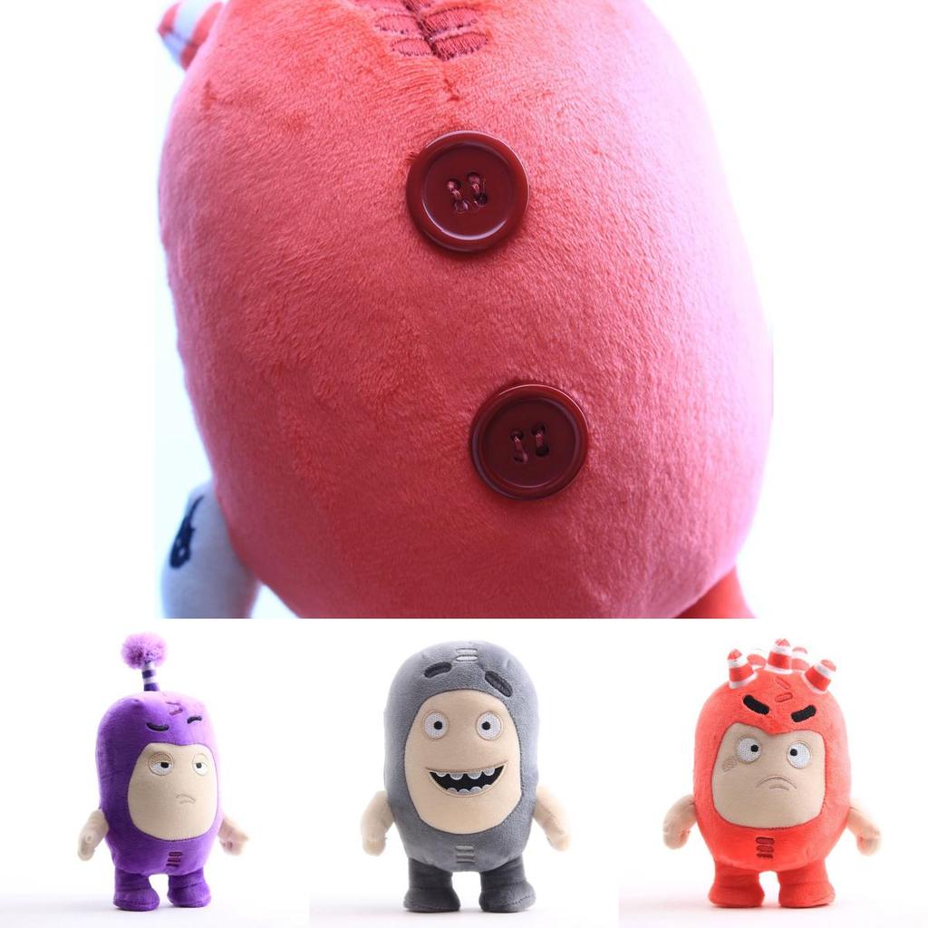 Charming Oddbods 23cm Plush Soft Cuddly Toy Newt Bubbles Pogo Zee Jeff Fuse Slick For Kids
