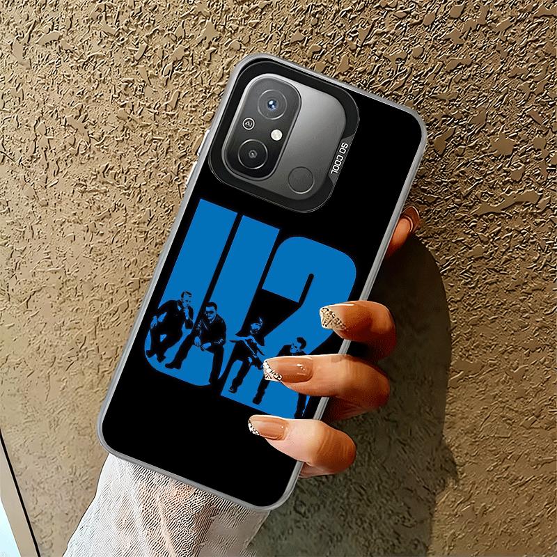 

U-U2 Rock Band Shockproof Phone Case for Xiaomi Poco X7 X6 X5 X3 Pro F7 Ultra M8 Redmi 15C 15 14C 13C 12C 10C 13 12 10 Xiaomi Redmi 13