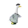 Fußball-Gans-Outfit für 23 Zoll Porzellan-Gans-Statue Fußball-Spieltag Gans Kleidung und Hut Set für Außenbereich Terrasse Rasen Hof Dekoration