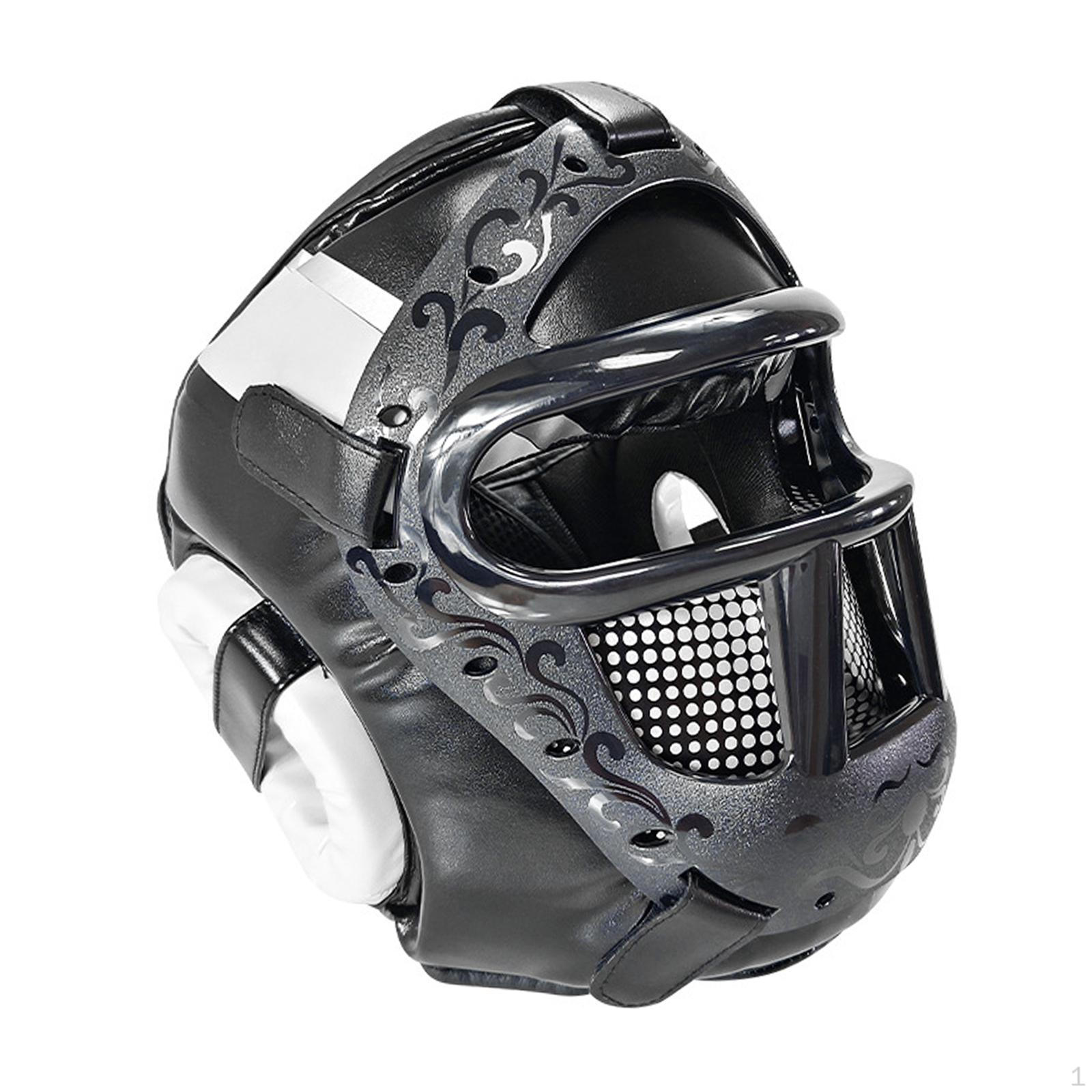 

Боксерський головний убір Карате для кікбоксингу Бойові види спорту Тхеквондо black M