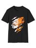 Naruto Naruto Tränenstil T-Shirt für Herren mit Anime-Muster Aufdruck Kurzarm Mode Hohe Qualität Trendiges Baumwoll-Oberteil