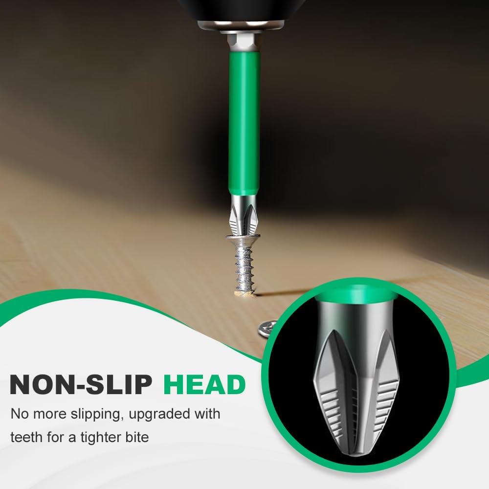 Strong Magnetic Durability Screwdriver Drill Bit Set, Magnetic Drill Bit Set Anti-Slip Magnetic Electric Screwdriver Set, Electric Precision