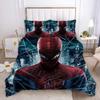 Marvel Comics Spider-Man Set Biancheria da Letto Anime Copripiumino 1009 Poliestere Adatto per Bambini e Adulti Set da 3 Pezzi