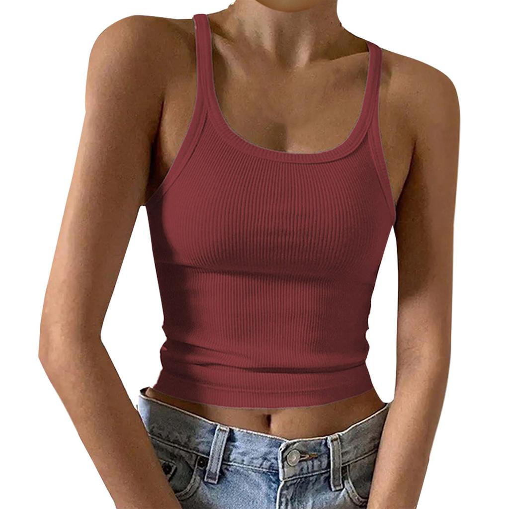 Cămașă subțire cu fundul subțire, la modă, cu buricul expus, cu tăiere subțire, camisole mică pentru femei