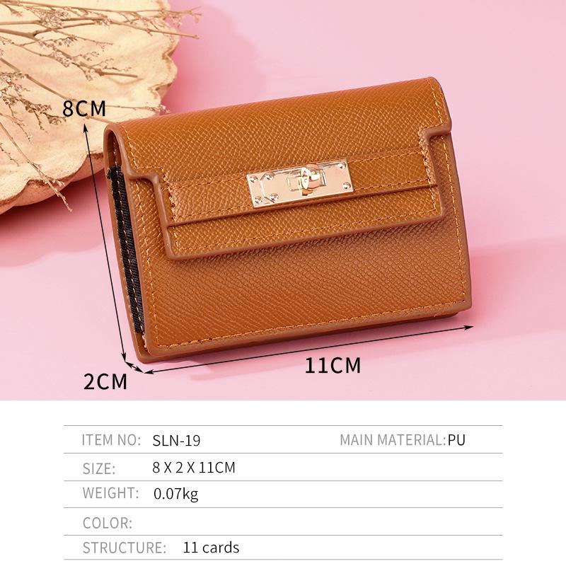 Senlina 2024 Women's Accordion Wallet, Anti-Demagnetization with Multi-Card Slots.