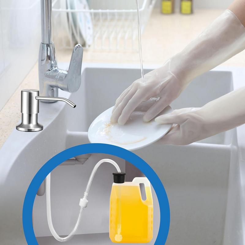

Sink Soap Dispenser Tube Kit Faucet Hose Set For Bathroom Refillable Soap Dispenser Tube Kit With 47 Inch Hose And Check Valve China Mainland
