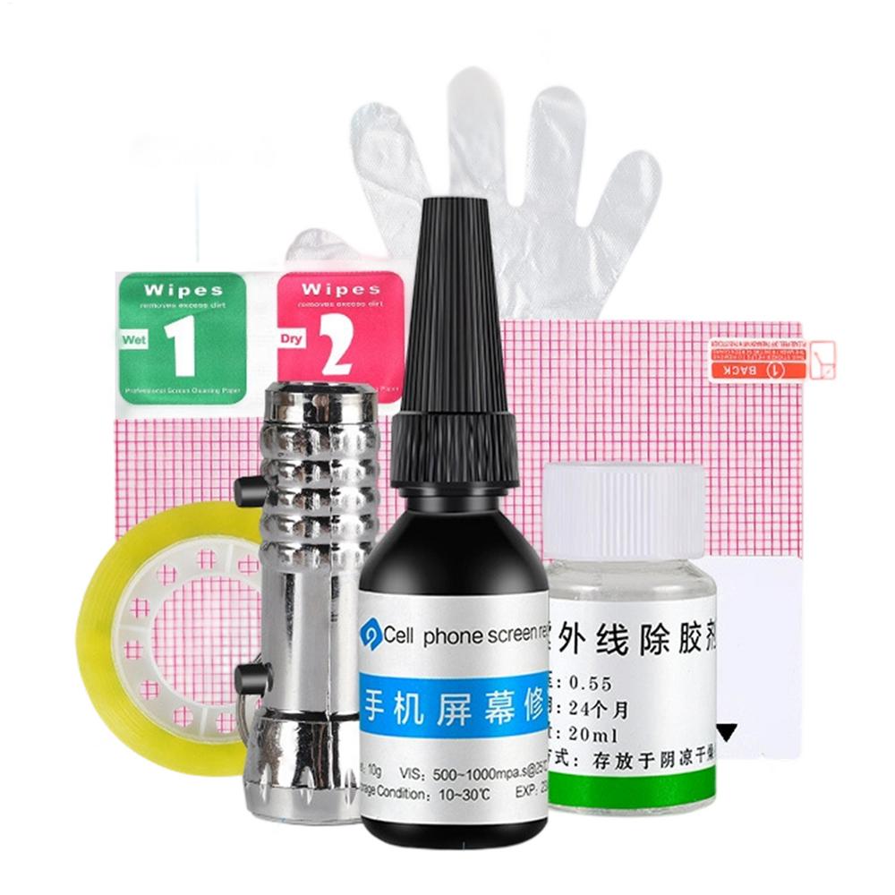 

Захисні плівки для екрану мобільного телефону Рідкий набір Швидкий засіб для видалення подряпин з телефону та рідина для ремонту тріщин Рішення для догляду за пристроями мобільного телефону