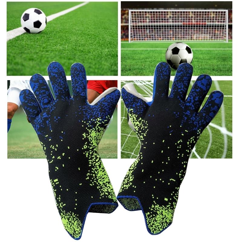 Goalkeeper Gloves, Football Glove Goalkeeper Gloves with Fingersave Goalie Gloves Breathable Football Goalkeeping Gloves