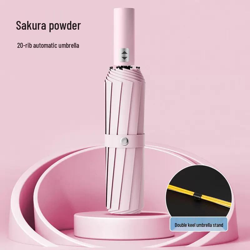 72-Rib Automatic Windproof UV Protection Umbrella: Extra Large, Foldable, Rain or Shine