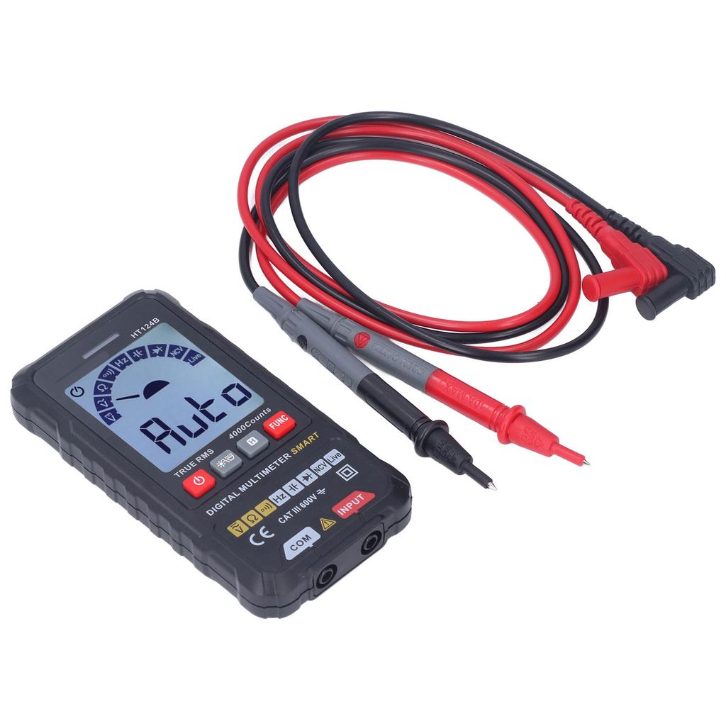 Smart Digital Multimeter Fully Automatic Detection Electronic Parameter Test Meter HT124B