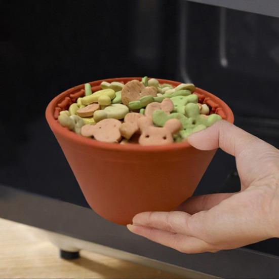 Köpek Yavaş Mama Kabı Yalama Kasesi Sağlıklı ve Sakin Beslenmeyi Teşvik Eder Dokuya Sahip Silikon Köpek Kasesi Emişli Tüm Köpek Boyutları İçin Bakım ve Mama Zamanı