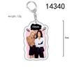 BLACKPINK Acrylic Double-Sided Keychain: Lisa, Jisoo, Jennie, Rosé