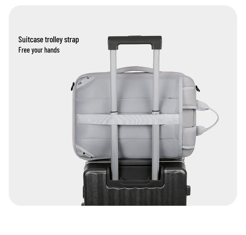 Versatile Water-Resistant Leather Travel Backpack with Large Capacity and Laptop Compartment