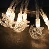 Eid al-Adha Star & Moon LED String Lights with Kerosene Lamp & Moon Castle for Muslim Feast of Sacrifice Décor