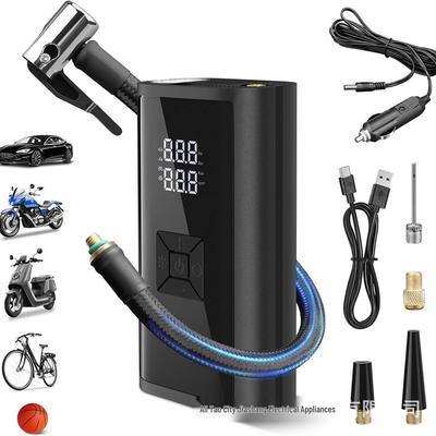 Wireless Handheld Portable Car Tire Inflator - Dual Mode Electric Pump