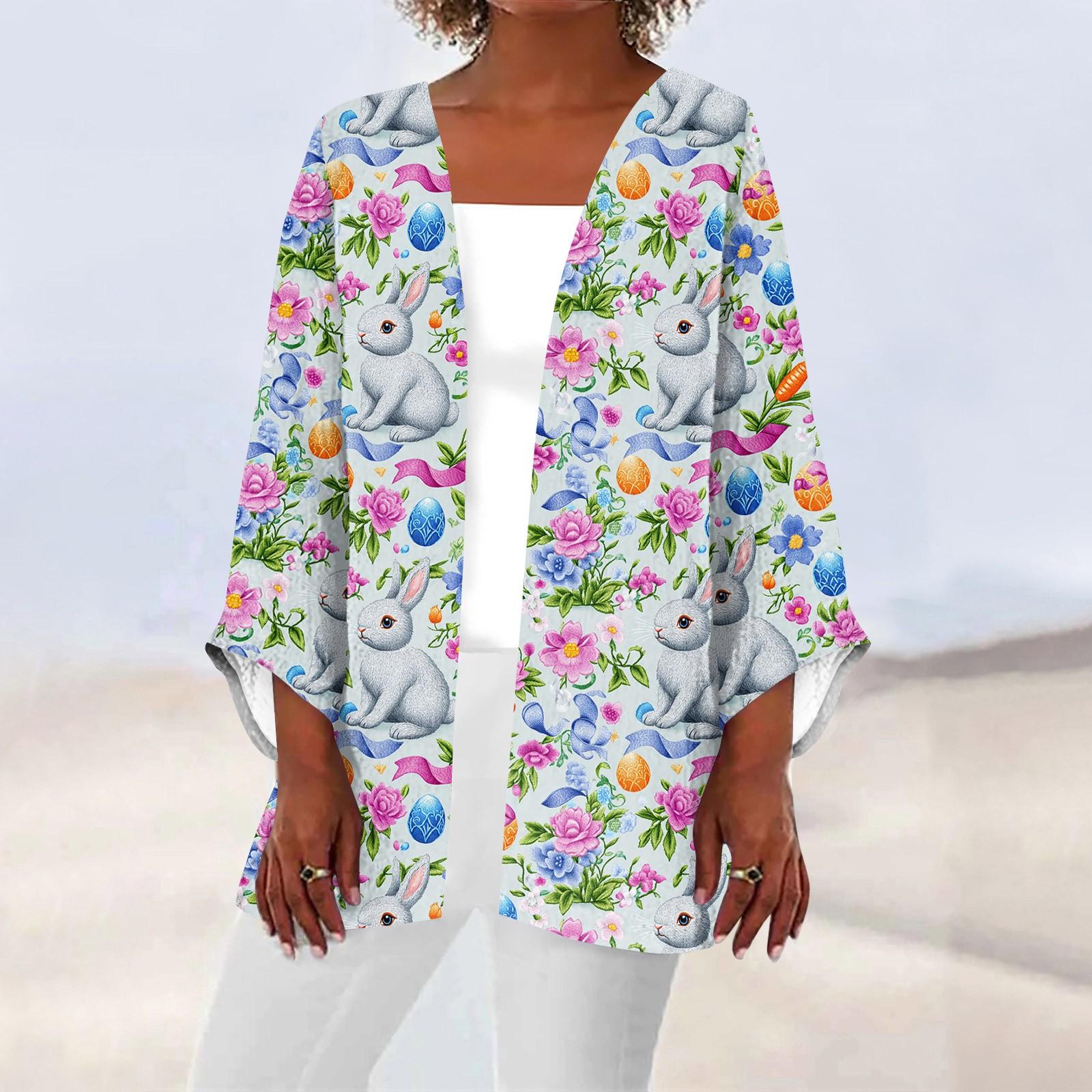 

Женская повседневная и модная легкая куртка средней длины с принтом, кардиган, кардиган L