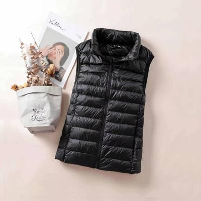 Women Spring Autumn Fashionable Outerwear Warm Vests Light Down Women Waistcoat Portable Warm Sleeveless Liner Casual Vests