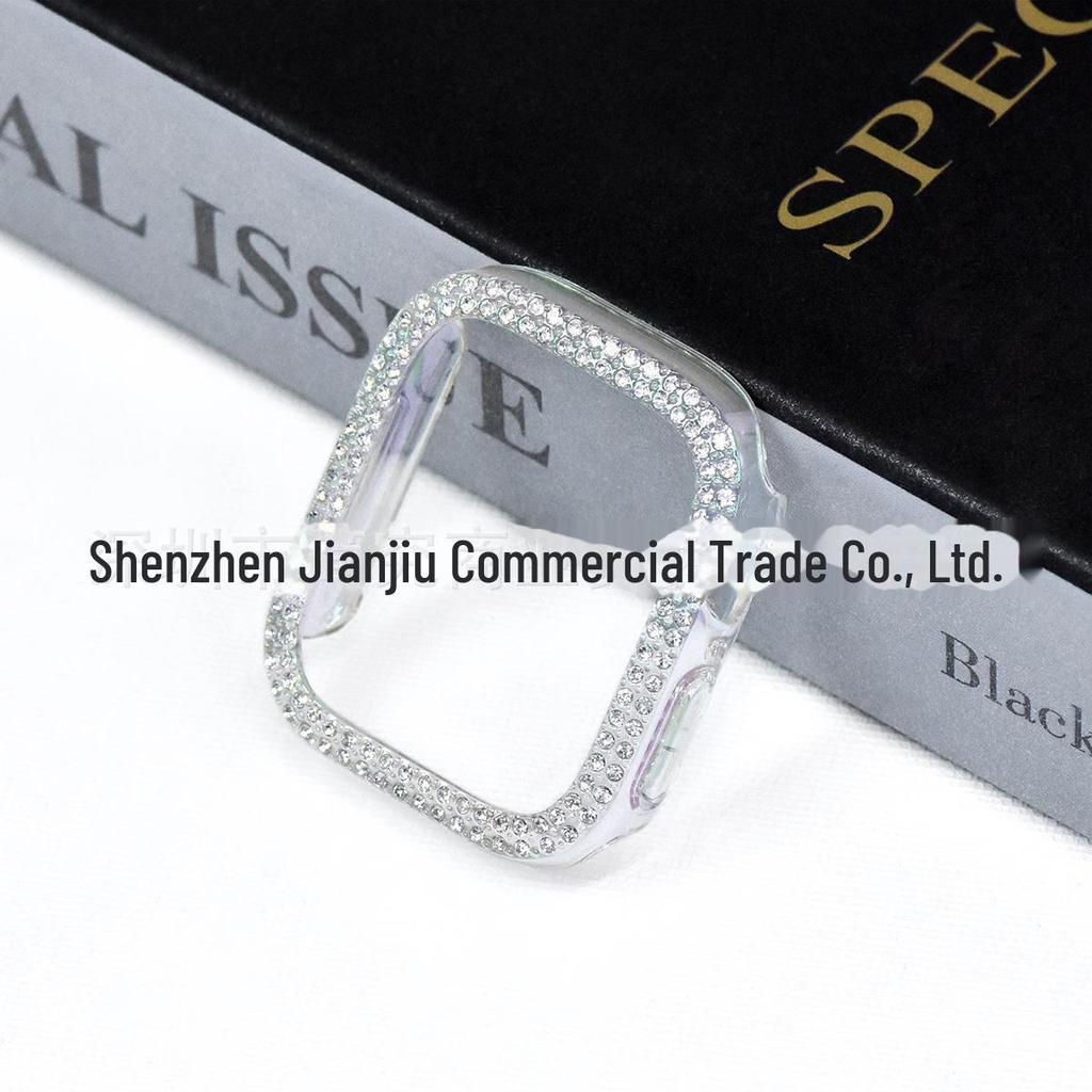 Koperta 46 mm z diamentami do zegarka Apple Watch Series 3-10