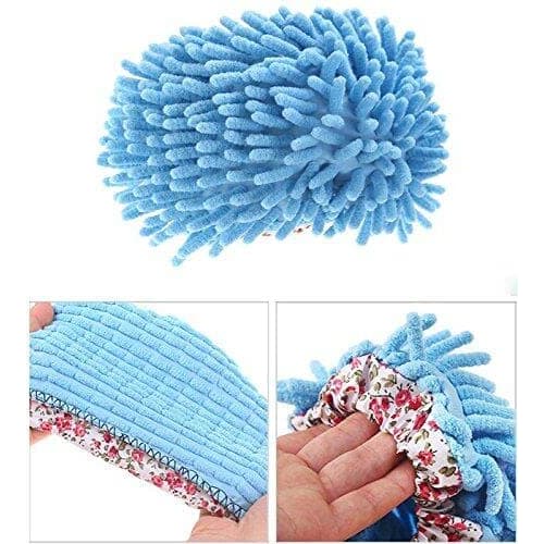 1 Pair Mop Slippers Shoes Brushing Foot Socks Floor Cleaner Bathroom Office Kitchen Supplies Random Color Deft Design